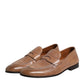 Brown Leather Loafer Dress Shoes
