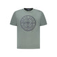 Green Cotton Men T-Shirt
