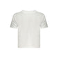 White Cotton Women T-Shirt