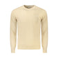Beige Cotton Men Sweater