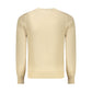 Beige Cotton Men Sweater