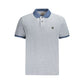 Blue Cotton Polo Shirt