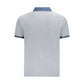 Blue Cotton Polo Shirt