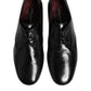 Black Leather Lace Up Derby Dress Formal Shoes