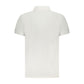 White Cotton Men Polo Shirt