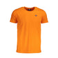 Orange Cotton Men T-Shirt