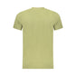 Green Cotton Men T-Shirt