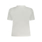 White Cotton Women T-Shirt
