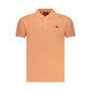 Pink Cotton Men Polo Shirt
