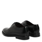 Black Leather Lace Up Derby Dress Formal Shoes