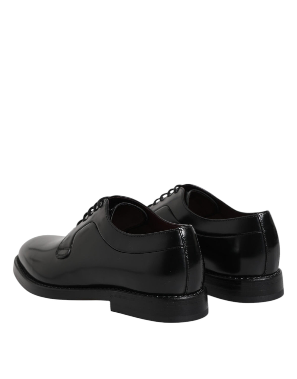 Black Leather Lace Up Derby Dress Formal Shoes