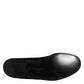 Black Velvet Slip On Loafers Formal Shoes