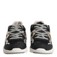 Multicolor Suede Low Top Men Sneaker Shoes
