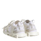White Mesh Sorrento Trekking Sneakers Shoes