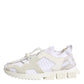 White Mesh Sorrento Trekking Sneakers Shoes
