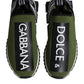 Green Black Slip On Sorrento Sneakers Shoes