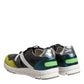 Multicolor Lace Up Low Top Men Sneakers Shoes