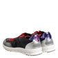 Multicolor Lace Up Low Top Men Sneakers Shoes
