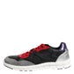 Multicolor Lace Up Low Top Men Sneakers Shoes