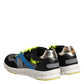 Multicolor Lace Up Low Top Men Sneakers Shoes