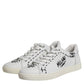 White London Calf Leather Men Sneakers Shoes