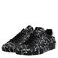 Black White Stars Low Top Men Sneakers Shoes
