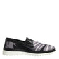 Black Tropical Slip On Men Sneakers Shoes