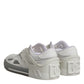 White Low Top DG Embossed Men Sneakers Shoes