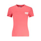 Pink Cotton Women T-Shirt