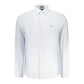 Blue Cotton Men Shirt