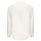 White Cotton Men Shirt