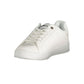 White Polyester Women Sneaker