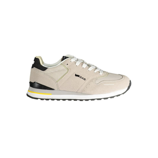 Gray Polyester Men Sneaker