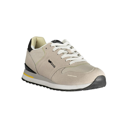 Gray Polyester Men Sneaker