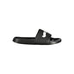 Black Polyester Men Sandal