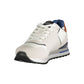 White Polyester Men Sneaker