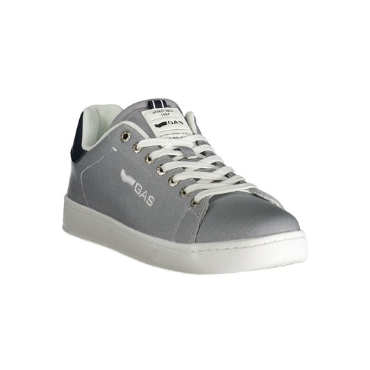 Gray Polyester Mens Sneaker