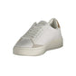 White Polyester Women Sneaker