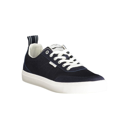 Blue Polyester Men Sneaker