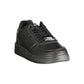 Black Polyester Women Sneaker