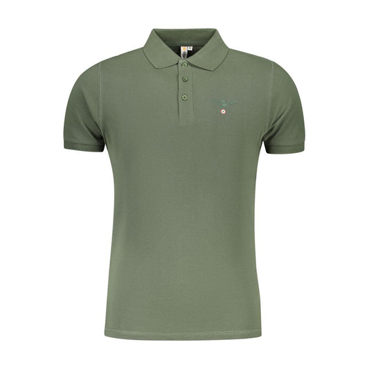 Green Cotton Polo Shirt