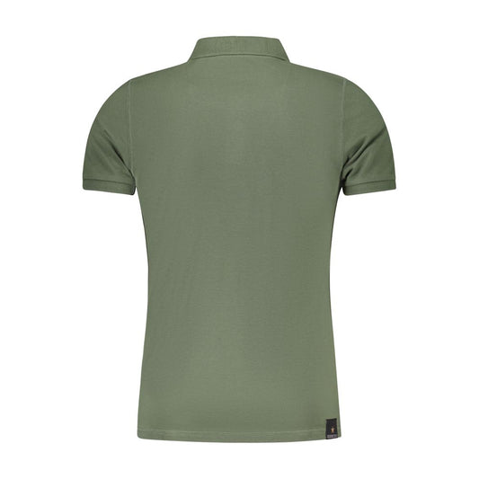 Green Cotton Polo Shirt
