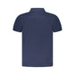 Blue Cotton Polo Shirt