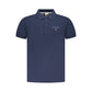 Blue Cotton Polo Shirt