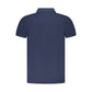 Blue Cotton Polo Shirt
