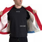Multicolor Polyester Collar Short Jacket