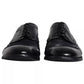 Dark Blue Leather Derby Wingtip Formal Shoes