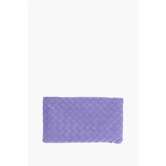 Leather INTRECCIO Clutch with Card Compartment