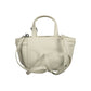 White Polyester Handbag