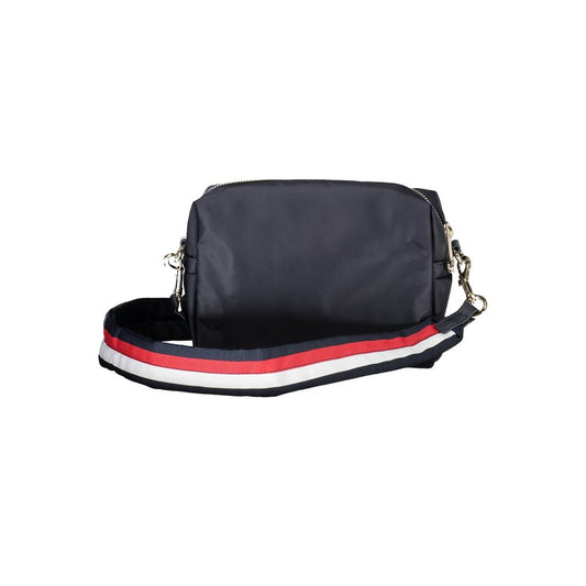 Blue Polyester Handbag